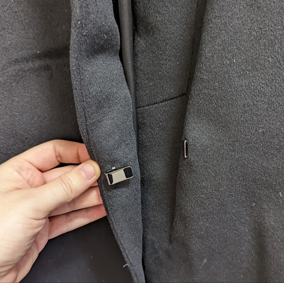 EUC Vintage Mango Premium Black Relaxed Fit Blazer - Sz L - Picture 5 of 9